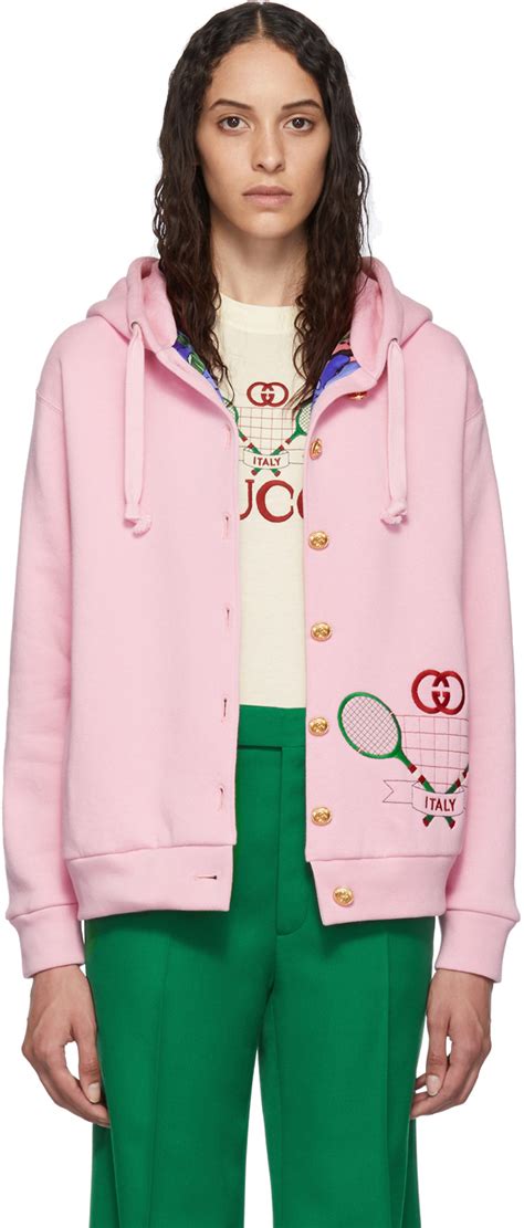 gucci tennis sweater pink|More.